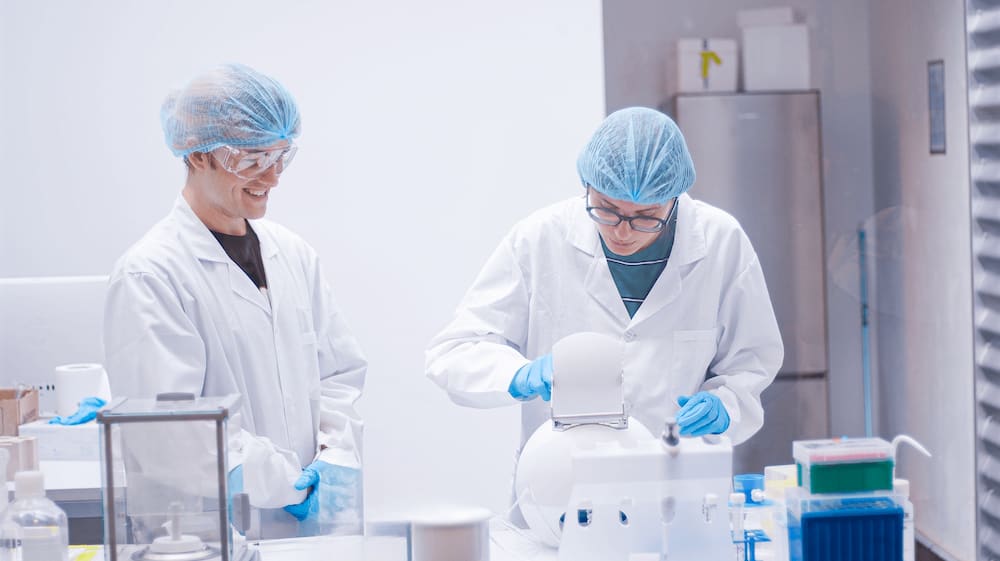 At Inside Therapeutics, colleagues are working hard to develop the next generation of machines for nanoparticle production.